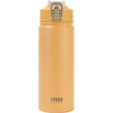 Tyeso Active Color Vakumlu Paslanmaz Çelik Gizli Pipetli 600 ml Sarı Termos