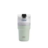Tyeso TripleTask Termos Vakumlu Paslanmaz Çelik Pipetli 600ML (Yeşil)