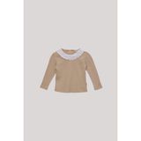 Tyess Bg Store Kız Bebek Bej T-Shirt - 12 - 18 Ay