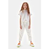 Tyess Bg Store Kız Çocuk Beyaz Pantolon 23ss0tj4212