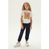 Tyess Bg Store Kız Çocuk Beyaz T-Shirt