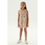 Tyess Bg Store Kız Çocuk Desenli Pijama Elbise - 4 Yaş
