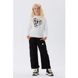 Tyess BG Store Kız Çocuk Ekru T-Shirt