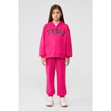 Tyess Bg Store Kız Çocuk Fuşya Eşofman Üstü - Pembe - 10 Yaş