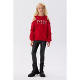 Tyess Bg Store Kız Çocuk Kırmızı Sweatshirt - 4 Yaş
