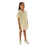 Tyess Bg Store Kız Çocuk Sarı Pijama Elbise