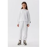Tyess Kız Çocuk Beyaz Sweatshirt - 10 Yaş