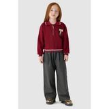 Tyess Kız Çocuk Bordo Sweatshirt - 6 Ay