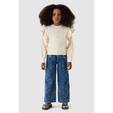 Tyess Kız Çocuk Ekru Sweatshirt - 10 Yaş