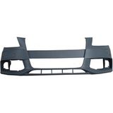 Tyg 2008 - 2012 Audi A4 Ön Tampon Gri (Astarlı Far Yıkama Kapaklı - Sensör Delikli) (Tyg) (Oem NO:8K0807105BGRU)