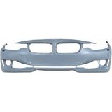 Tyg 2012 - 2014 Bmw 3 Serı F30 - Ön Tampon Koyu Gri (Sensör - Far Yıkama Delikli Tyg) (Oem NO:51117293023)