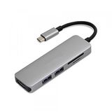 Type-c 5in1 4k Hdmi 2xusb 3.0 Sd Tf Kart Girişli Çevirici Otg Hub