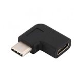 Type-C 90 Derece Sağ Sol Dirsek Köşe Erkek Dişi Dönüştürücü Kablo Çevirici Adaptör
