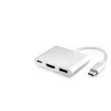 Type-C Combo Hub Hdmi 4K Usb 3.0 3 Port - Gri Hdx7764