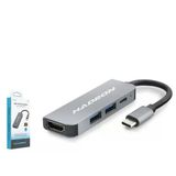 Type-C Combo Hub Hdmi 4K Usb 3.0 Pd 4 Port Gri Hdx7840
