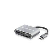 Type-C Combo Hub Hdmi 4K Vga 2 Port Gri Hdx7838