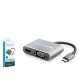 Type-C Combo Hub Hdmi 4K Vga Usb 3.0 Pd 4 Port Gri Hdx7839