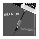 Type-C Den HDMI A Bağlantı Kablosu Ultra Hızlı 4k30hz Dönüştürücü/promate Medıalınk-H1.grey