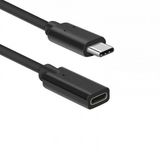Type c dişi erkek uzatma kablosu usb c 3.1 uzatma kablosu 1m