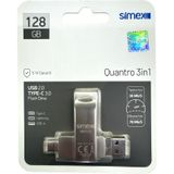 Type C Flash Bellek Xiaomi Redmi Oppo Vivo Samsung Uyumlu 128 Gb Otg Usb Typec Flash Bellek Disk
