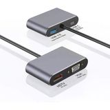 Type-C Hub Dönüştürücü Kablo HDMI VGA USB 3.0 Type-C 87W Çoklayıcı