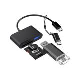 Type-C + Micro USB 3in1 OTG + SD-TF Kart Okuyucu