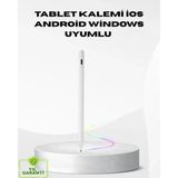 Type-C Şarjlı Dokunmatik Kalem – Ipad, Iphone Android Uyumlu, Sessiz Çalışan