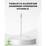 Type-c Şarjlı Dokunmatik Kalem - İpad, İphone Ve Android Uyumlu, Sessiz Çalışan