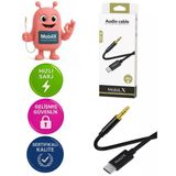 Type-C To 3.5Mm Aux Ses Kablosu – 1M, Stereo Destekli, Dayanıklı Örgülü Kablo