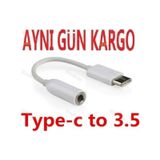 Type C To 3.5Mm Kulaklık Çevirici 4417A Dönüştürücü Adaptör Ses