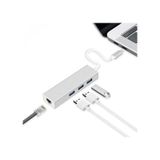 Type C To 3 Port Usb 3.0 Hub Çoklayıcı Ethernet Apple Uyumlu MacBook