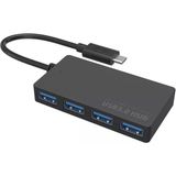 Type-C To 4 Port USB 3.0 Hub Ince Tasarım 5gbps Yüksek Hızlı Super Speed Type-C Çıkışlı USB 3.0 Girişli Çoklayıcı Çoğaltıcı Çevirici Adaptör