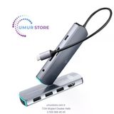Type-C To (4K/60Hz Uhd Hdmı 3Xusb 3.0 Tf/Microsd 3.5Mm Ses Çıkışı Usb Type-C Pd 60W) 8İn1 Hub Dönüştürücü Çevirici Adaptör