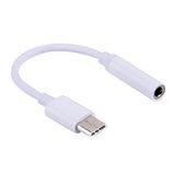 Type-c To Aux 3.5mm Kulaklık Çevirici Dönüştürücü Adaptör Beyaz