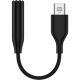 Type-C To Aux 3.5mm Kulaklık Çevirici Dönüştürücü Adaptör - Siyah