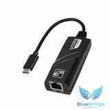 Type-C To Ethernet Dönüştürücü 1000 Mbps | Usb 3.0 Gigabit Lan Adaptör | Macbook, Laptop, Tablet Uyumlu Hızlı İnternet Adaptörü