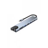 Type C To Ethernet, Hdmi, Kart Okuyucu, 2Xusb 3.0 Hub Usb C Kablo (533636150)