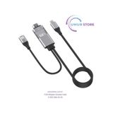 Type-C To HDMI 4K Kablo Pd 3.0 Görüntü Aktarım Kablosu