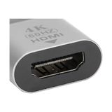 Type-C To HDMI Adaptör USB C To HDMI Çevirici Macbook Uyumlu Type-C To HDMI Dönüştürücü Notebook Uyumlu USB C To HDMI Dönüştürücü S1722 - 1 GB - 00-Siyah - Beyaz - Option-1