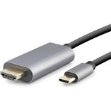 Type-C To Hdmı Kablo Hdtv 4K 60Hz Pvc 1.8m Gri HDX7837 Midastech - Renkli