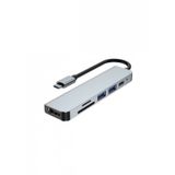 Type C to HDMI USB 3.0 Hub Çoklayıcı Usb-C Kart Okuyucu Kablo
