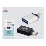 Type C To Üniversal USB Dönüştürücü Adaptör Otg Ultra Hızlı 3.0 (Type C Girişi Usb'ye Çevirici) Type C Giriş Çıkış USB Otg Siyah - Açık Gri
