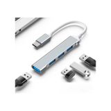 Type-c To Usb Hub 4 Port Çoklayıcı Apple Uyumlu MacBook Ile Çoğaltıcı Type C To Usb Converter Hub