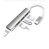 Type-C USB 3.1 Den 4 Port USB 3.0 Hub Otg Çoğaltıcı Adaptörü Macbook Uyumlu