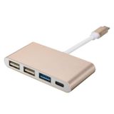 Type-C USB 3.1 to 3 Port USB Hub Çevirici Çoklayıcı Mac Ultrabook