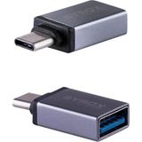 Type C USB 3.1 To USB 3.0 Dönüştürücü Otg Çevirici Adaptör Metal Macbook, iPad Air 2020, Ipa - Çok Renkli