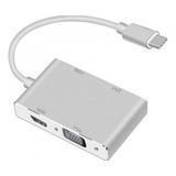 Type-C Usb C 3.1 Hdmi Vga Dvi Usb Port 3.0 Hub Çoklayıcı Adaptör