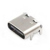 Type-C Usb Soket 16 Pin Smd USB 3.1 Cep Telefonu Elektronik Cihaz Usb Port Konnektör Şarj Soketi Dişi