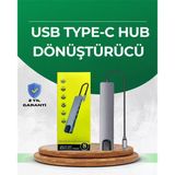 Type‑C Dönüştürücü – 2×Usb3.0, Sd/Ms, 4K Hdmı & Rj45 İle Profesyonel Kullanım Mir95295225