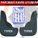 Typer Parçalı Mavi Kavis Uyumlu Paçalık Çamurluk Tozluk